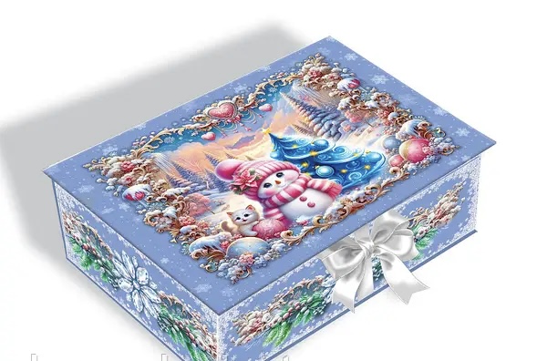 Новорічна книга"Сніговик" Рошен,1200грам